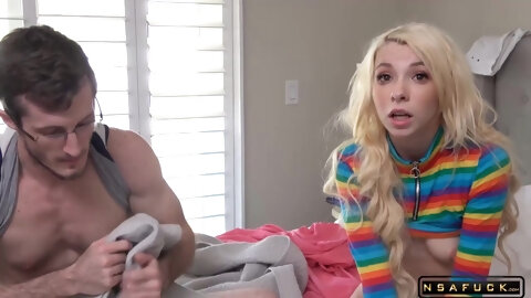 Perverted Teen Blondie Jaw-dropping Porn Movie